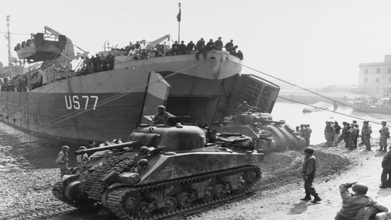 Who fought in the battle of Anzio?
